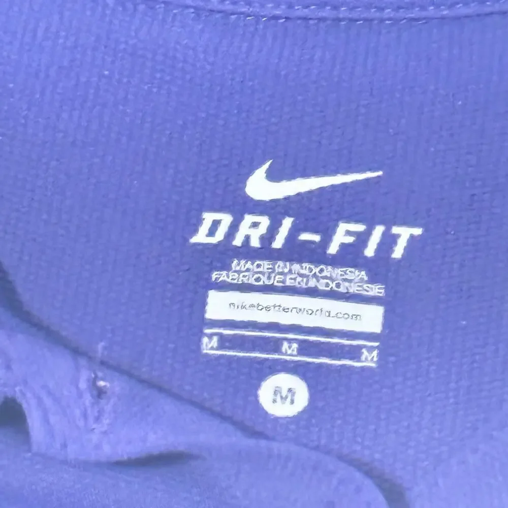NIKE TCU Texas Christian Horned Frogs Dri-Fit‎ Purple Polo NCAA Women's Sz M